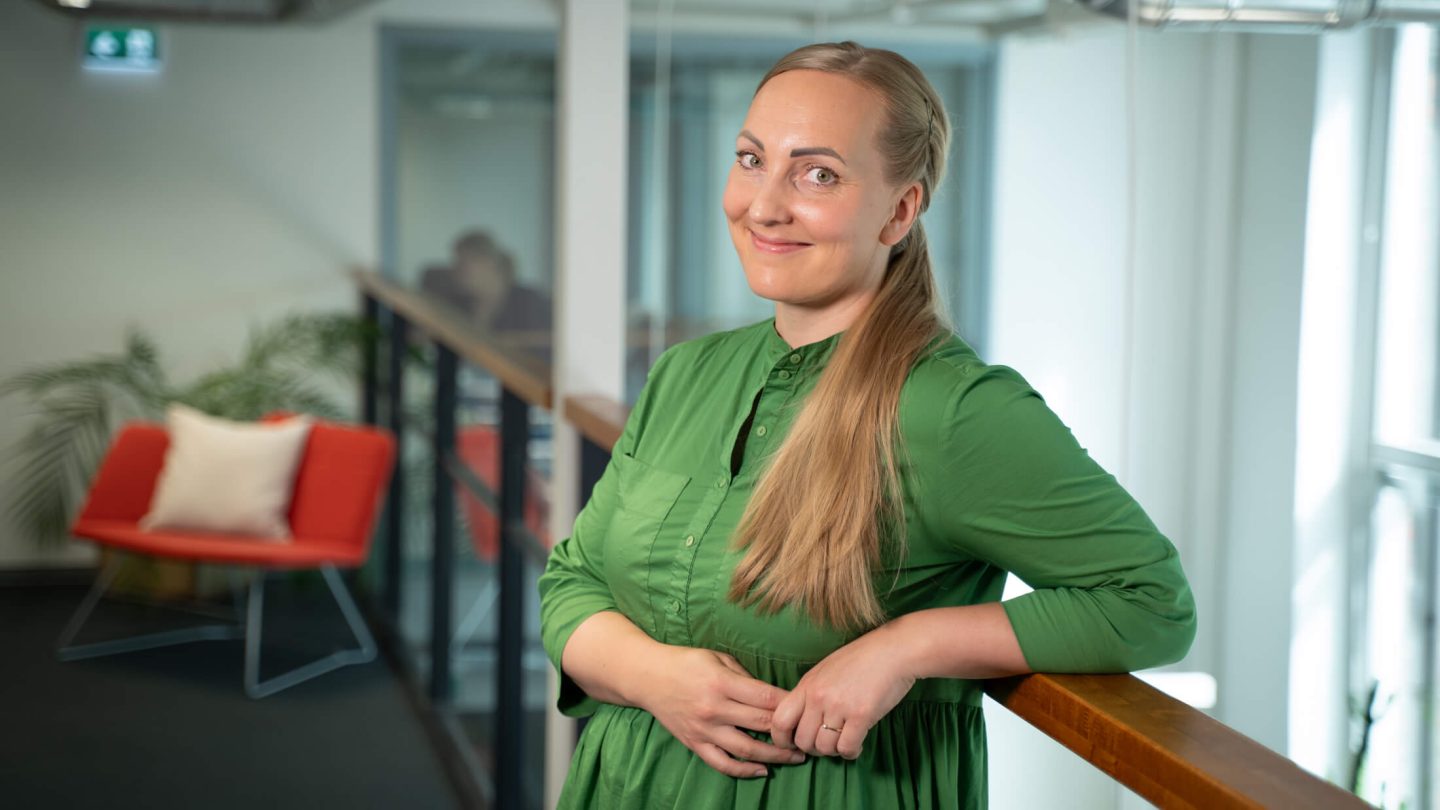 Outi Mäntylä, VEO's CFO, at VEO's Tampere office in June 2025